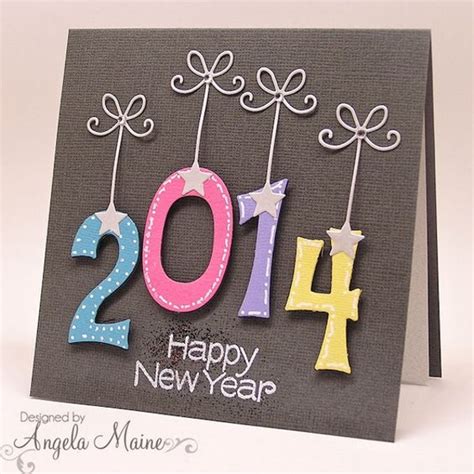 beautiful handmade new year card|printable new years cards craft.